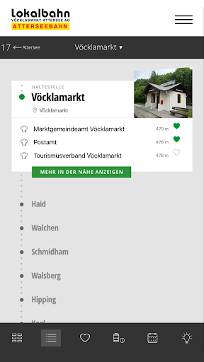 Atterseebahn App Screen 3