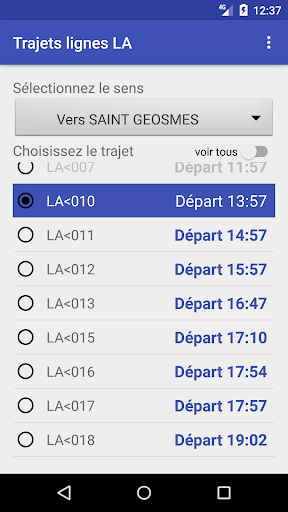 App Chauffeur Screen 2