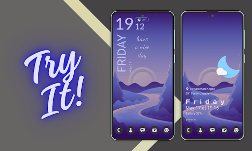 Android application Adaptive KWGT screenshort