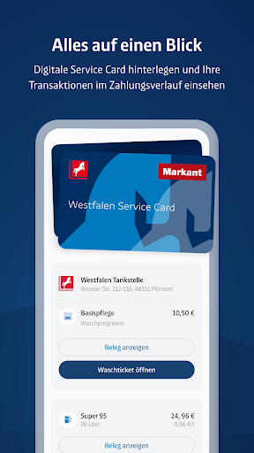 Westfalen easy.move Screen 2