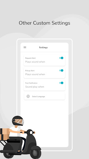 Screenshot of EatFirst for Drivers
