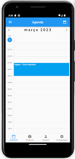 Android application asw agenda screenshort