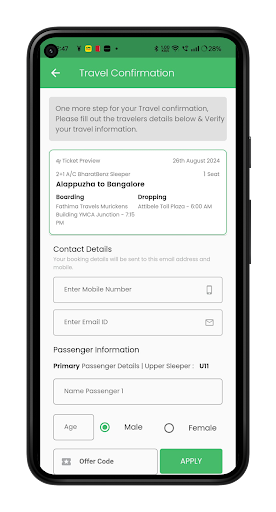 Oneness Tours and Travels Screen 3