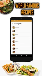World Famous Recipes App with Shopping List 1