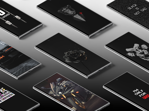 Android application Black Wallpapers Full HD - Dar screenshort