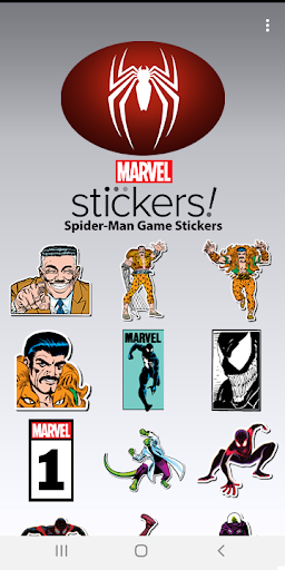 Android application Spider-Man Game Stickers screenshort