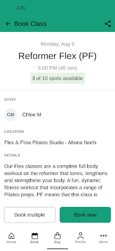 Flex & Flow Pilates Studio Screen 3