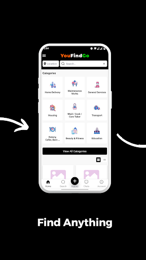 YouFindGo: Find Anything Screen 2