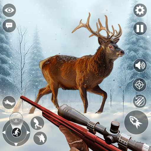 Deer Hunting Games in Forest logo