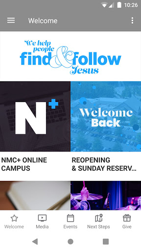 Android application North Metro Church App screenshort
