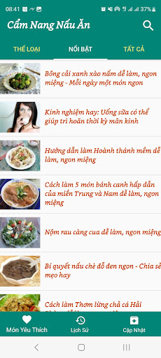 Cẩm Nang Nấu Ăn Đầu Bếp Screen 3
