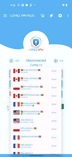 LOFAQ VPN Plus Screen 3