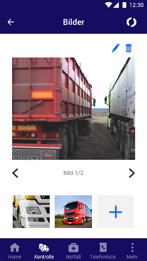 Wedolo Fahrer-App Screen 3