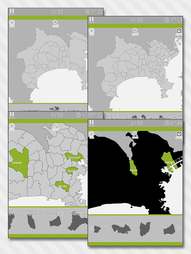 Enjoy Learning Kanagawa Map Puzzle screenshots 2