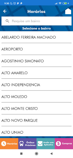 Android application Ponto Cachoeiro screenshort