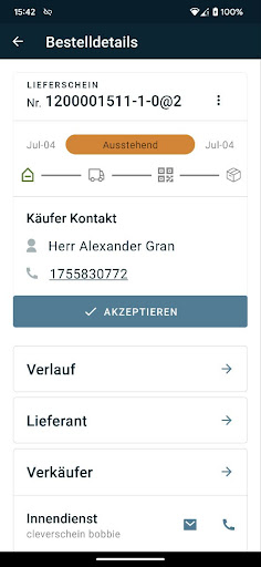 1Lieferschein Screen 2