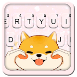 Chubby Puppy Tongue Keyboard Theme icon