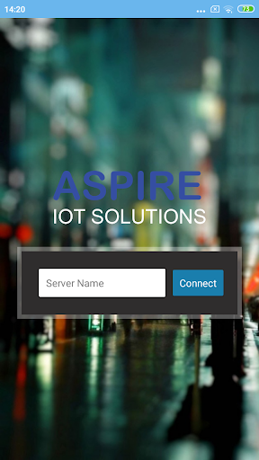Android application Aspire iot solutions screenshort