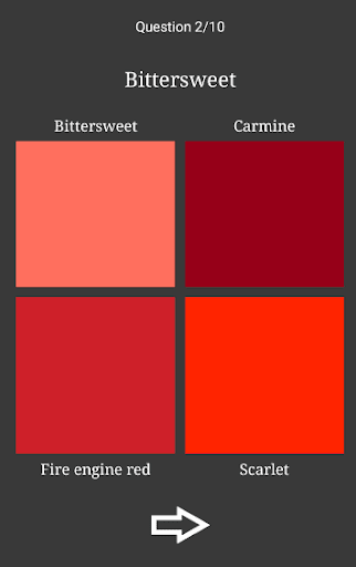 Learn Color Shades Names Screen 2