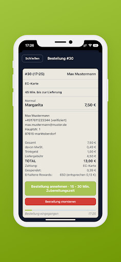 DeliverOne Orders Screen 3