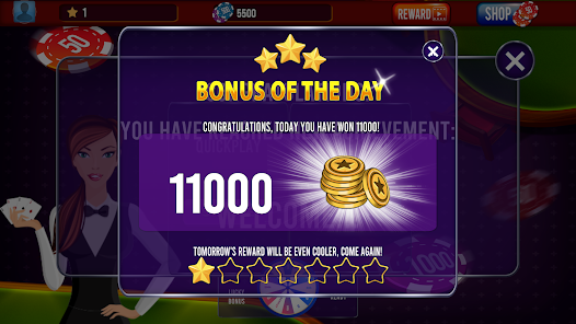 Skærmbillede 2 Texas Holdem Poker Maniac - Of android