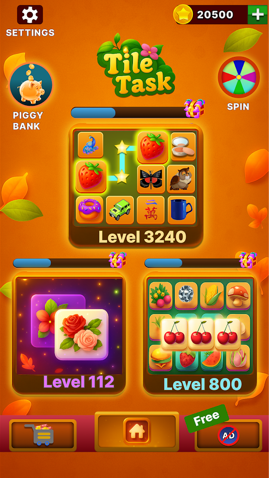 #1. Tile Task - Match Puzzle Game (Android) 由: Manu Games