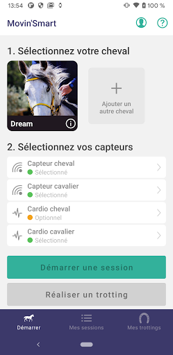 Android application Movin'Smart screenshort