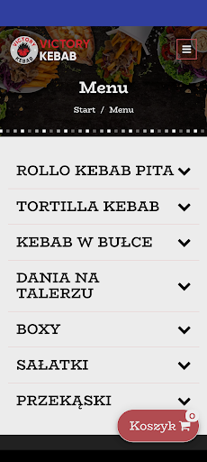 Android application Victory Kebab and Restaurant screenshort