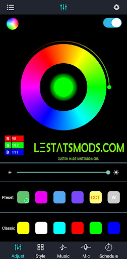 Android application LΞSTΛTS RGB screenshort