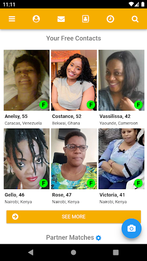 Android application KissesOfAfrica Flirt screenshort