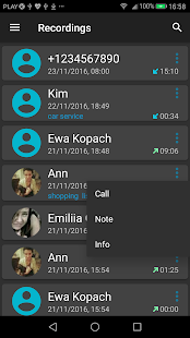 Call Recorder Tangkapan layar