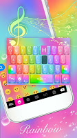 screenshot of Rainbow1 Keyboard Theme