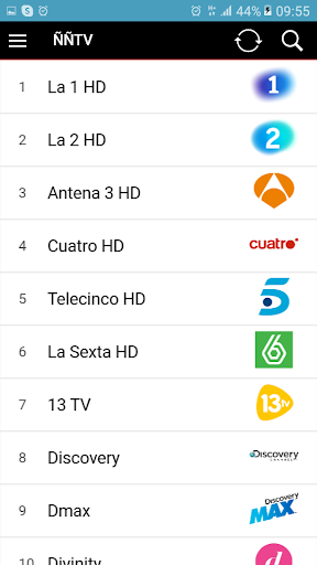 Android application NNTV Colombia screenshort
