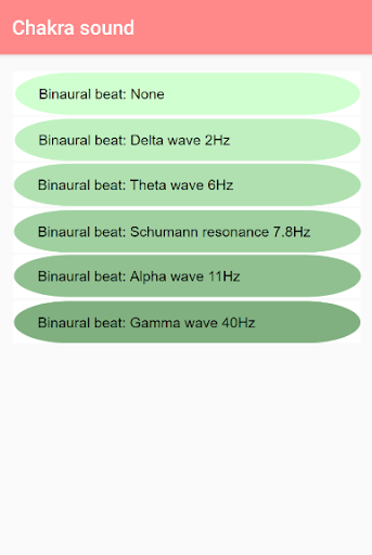 Chakra sound Screen 2