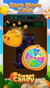 Sweet candy puzzle Triple match games Mod Apk app for Android 2