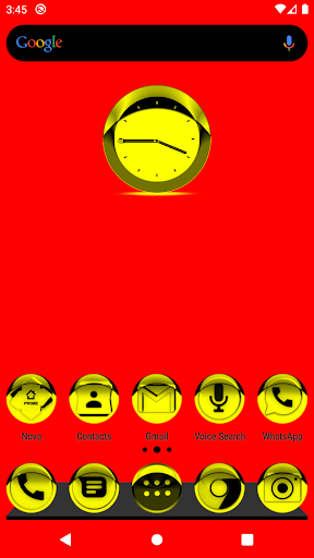 Android application Yellow Icon Pack Style 1 screenshort