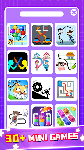 Android application Draw puzzle line game screenshort