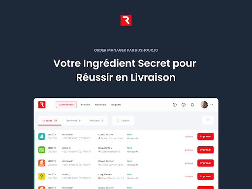 Order Manager Screen 3
