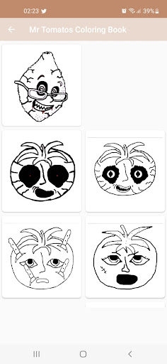 Mr Tomatos Coloring Book Screen 3