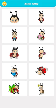 Cartoon Ladybug Coloring - Screenshot 1