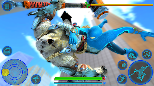 Android application Spider Iron Rope Fight Game 3D screenshort