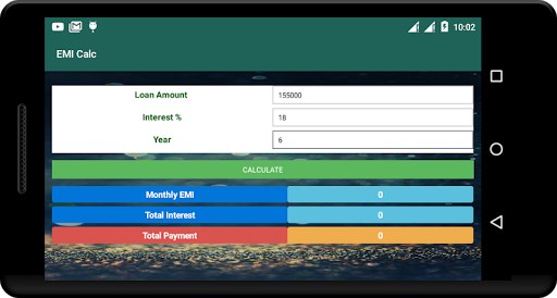 EMI Calculator Screen 3