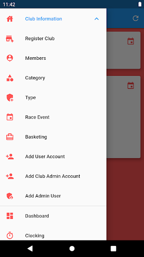 Android application Pigeon E-Clocking screenshort
