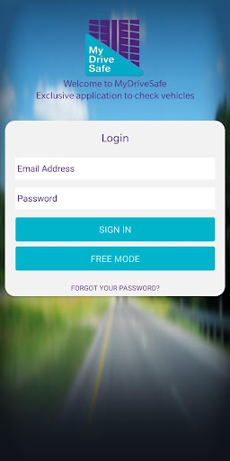 Android application MyDriveSafe screenshort