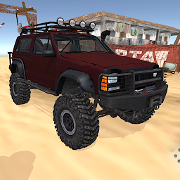 Jeep car desert 4x4 simulator