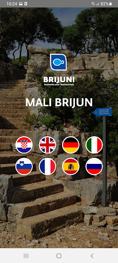 Android application Mali Brijun Guide screenshort