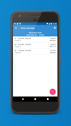 Time Recording - Timesheet App Screen 3