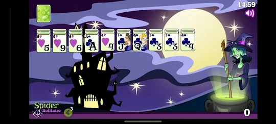 Spider Solitaire : The Witch