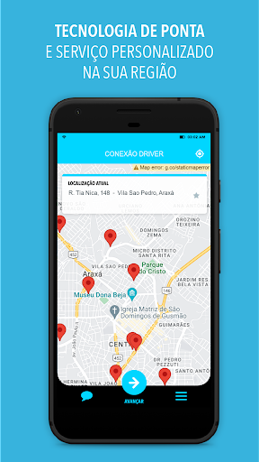 Android application Conexão Driver screenshort