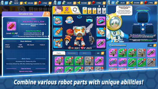 Arcrobo APK v1.4.4 MOD (Unlimited Health, One Hit) Gallery 1